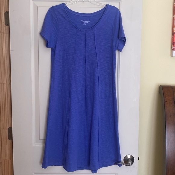 Soft Surroundings Cotton Marchesa Knit Dress Lilac Purple Blue Size SMALL - Picture 1 of 6
